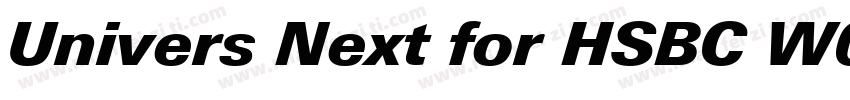 Univers Next for HSBC W02 Md Regula字体转换